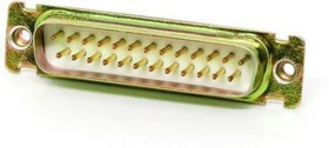 DBE25P, D-Sub Standard Connectors DSUB 25 M SOD CLIN G ZINC