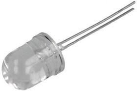 LL-1003UAC2D-2AD, LED; 10mm; amber; 2900?3800mcd; 30°; Front: convex; 1.5?2.6V