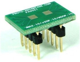 PA0027, Sockets &amp; Adapters uMAX-10 to DIP-10 SMT Adapter