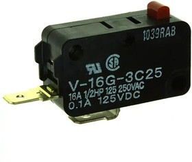 V-16G-3C25-K, Basic / Snap Action Switches MINIATURE BASIC SWITCH