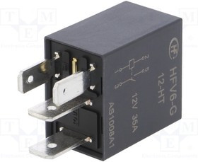 HFV6-G/12-HT, Реле: электромагнитное, SPST-NO, Uобмотки: 12ВDC, 35А, 124Ом HFV6-G/12-HT, Реле: электромагнитное, SPST-NO, Uобмотки: 12ВDC, 35А, 124Ом