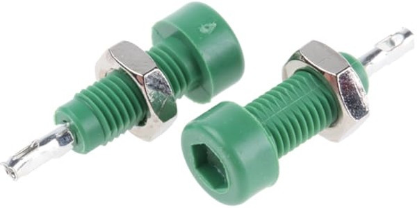 102-0804-001, Green Female Test Socket, 2mm Connector, Solder Termination, 10A, Tin Plating 102-0804-001, Green Female Test Socket, 2mm Connector, Solder Termination, 10A, Tin Plating