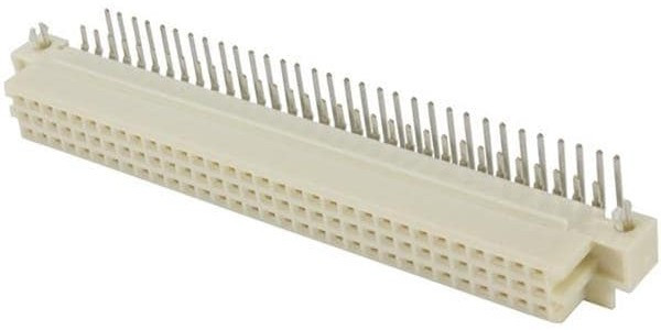 09734966801, Harting 09 73 96 Way 2.54mm Pitch, Type R Class C2, 3 Row, Right Angle DIN 41612 Connector, Socket 09734966801, Harting 09 73 96 Way 2.54mm Pitch, Type R Class C2, 3 Row, Right Angle DIN 41612 Connector, Socket