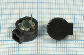 Излучатель звука магнитоэлектрический без генератора 12x 8m14мм, 1.5В, 7 Ом, 2.048 кГц; зм 12x 8m14\