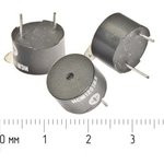 Излучатель звука магнитоэлектрический со встроенным генератором 1.5В, 12x8мм частота 3.1кГц згм 12x