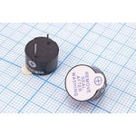 Излучатель звука магнитоэлектрический со встроенным генератором 1.5В, 12x8мм частота 3.1кГц згм 12x