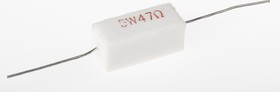 SQP 5 Вт 47 Ом, 5%, Резистор проволочный мощный (цементный)