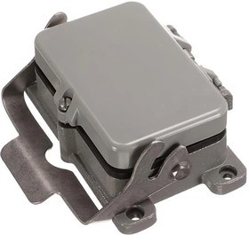 T1510482000-000, Разъем для тяжелых условий, Base, Bulkhead Mount, Корпус из Сплава Алюминия, 1 Рычаг, H48B
