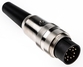 SV 120, SV 12 Pole M16 Din Plug, DIN EN 60529, 3A, 60 V ac IP40, Male, Cable Mount SV 120, SV 12 Pole M16 Din Plug, DIN EN 60529, 3A, 60 V ac IP40, Male, Cable Mount