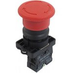 Кнопка управления "Грибок" d40мм (2) с фиксацией NP2-ES542 без подсветки красн. 1НЗ IP40 CHINT 57483