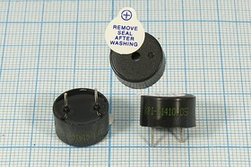 Излучатель звука пьезоэлектрический с генератором (1.5~12)В, 14x8мм, маркировка (KPI-G1410-05); згп