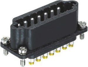 09700142614, Heavy Duty Power Connector Insert, 10A, Female, Staf Series, 14 Contacts 09700142614, Heavy Duty Power Connector Insert, 10A, Female, Staf Series, 14 Contacts