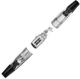 AA3F, XLR Connectors 3 PIN FEMALE PLUG