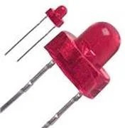 SLR-325VCT31, Standard LEDs - Through Hole 3.2MM 650NM RED TRANSP