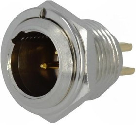 MXLR-3W-C, Гнездо, XLR mini, "папа", PIN: 3, пайка, d11мм