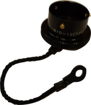 BZLC-810-16(771), 62GB MIL-DTL-26482 Socket Dust Cap, Shell Size 16, with Zinc Cobalt Finish, Aluminium BZLC-810-16(771), 62GB MIL-DTL-26482 Socket Dust Cap, Shell Size 16, with Zinc Cobalt Finish, Aluminium