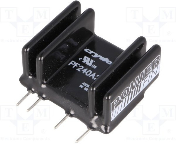 PF240A25R, Реле: полупроводниковое, Uупр: 90-140ВAC, 25А, 24-280ВAC, THT, SIP