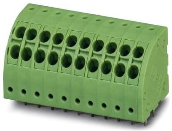 1724938, PTDA 1.5/ 4-3.5 Series PCB Terminal Block, 4-Contact, 3.5mm Pitch, Through Hole Mount, 1-Row, Spring