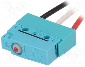 ABS161041J, Микропереключатель SNAP ACTION, без рычага, SPDT, 0,1A/250ВAС