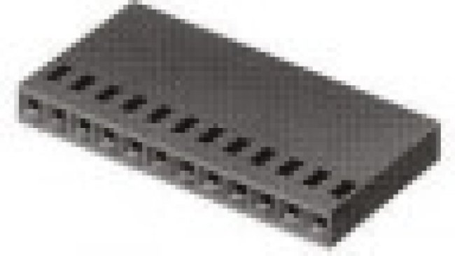 1-87499-2, Conn Housing RCP 6 POS 2.54mm Crimp ST Cable Mount Black Package