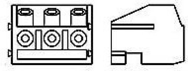 1-796981-2, Pluggable Terminal Blocks 12 P. TERM-BLOK PLUG