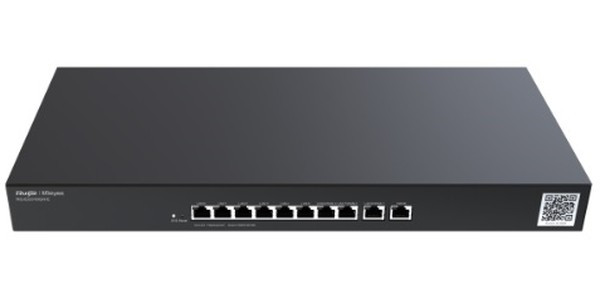 Маршрутизатор Ruijie Reyee Rack-mountable 10-port full gigabit router, providing one WAN port, six LAN ports, and three LAN/WAN ports; recom Маршрутизатор Ruijie Reyee Rack-mountable 10-port full gigabit router, providing one WAN port, six LAN ports, and three LAN/WAN ports; recom