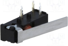 F1NST8A1, Микропереключатель SNAP ACTION, с рычагом, SPDT, 1A/250ВAC, IP54