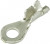 40724, Uninsulated Ring Terminal, M4 Stud Size, 0.8mm² to 2mm² Wire Size