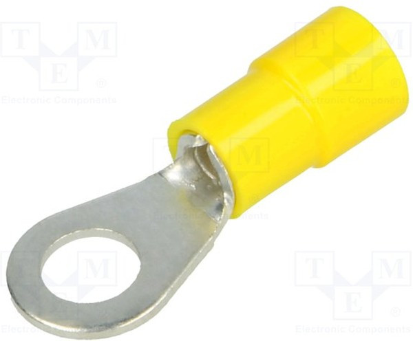 BM 00331, Наконечник: кольцевой, M6, d: 6,2мм, 4-6мм2, обжим, на провод