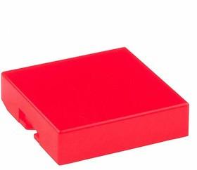 AT4074C, Колпачок, Серия: UB, серия UB, 12x12x3мм, Цвет: красный