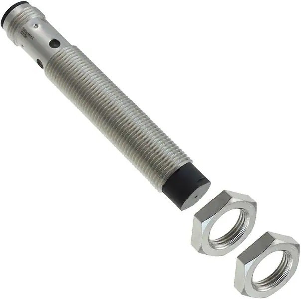 E2BM12LS04M1B1, Датчик индуктивный, Конфиг.выхода PNP / NO, 4мм, 10-30ВDC, М12