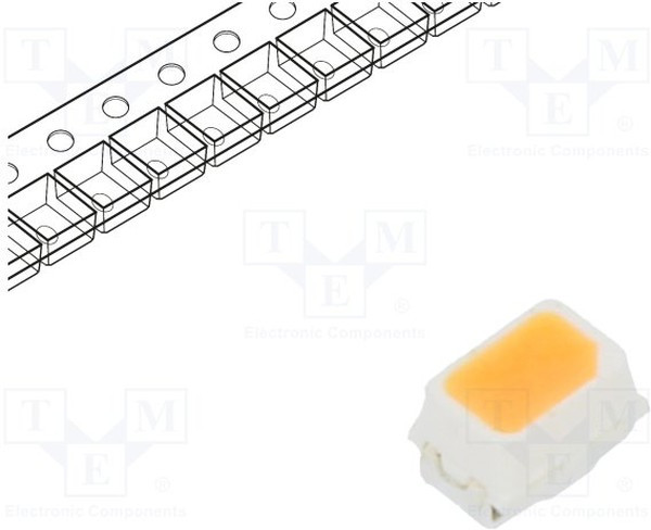 RF-W18TK14DS-EC-Y, LED; SMD; 2014,Mini PLCC2; white warm; 3?7lm; 1725-1900K; 90; 120°