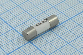 Предохранитель 4,0x15, ток 0,5 А, керамика, ВП1-1