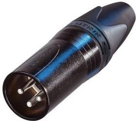 NC3MXX-WT, XLR Connectors 3P Male Cable Conn White