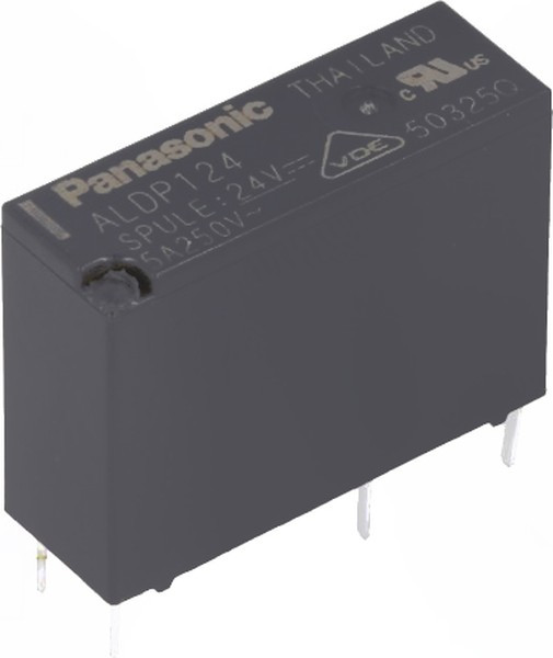 ALDP124, Реле: электромагнитное, SPST-NO, Uобмотки: 24ВDC, 5A/277ВAC, PCB ALDP124, Реле: электромагнитное, SPST-NO, Uобмотки: 24ВDC, 5A/277ВAC, PCB