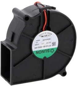 PF75301B3-A99-B, Вентилятор blower, 12В DC, 75x75x30мм, 18,35куб.м/ч, 32,9дБА