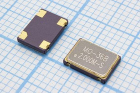 Кварцевый генератор 2.0МГц 3.3В, HCMOS/TTL в корпусе SMD 7x5мм, гк 2000 \\SMD07050C4\T/CM\ 3,3В\MO-3