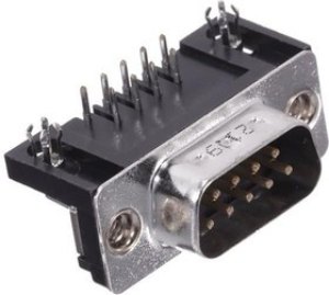 L717SDE09PA4CH4R, Разъем D Sub, Standard, Штекер, SD, 9 контакт(-ов), DE, Пайка