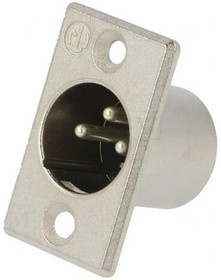 NC3MP, XLR Connectors 3C MALE NICKEL