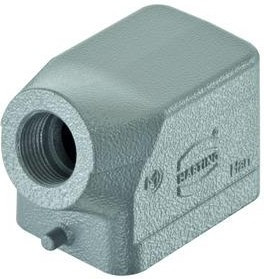 19300061540, Hood 90° 6B Shell Size Powder Die Cast Aluminum Single Lock Han®