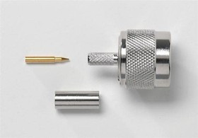 73050, RF Connectors / Coaxial Connectors N STRAIGHT PLUG, 50 OHM, CRIMP TYPE, RG58, 141