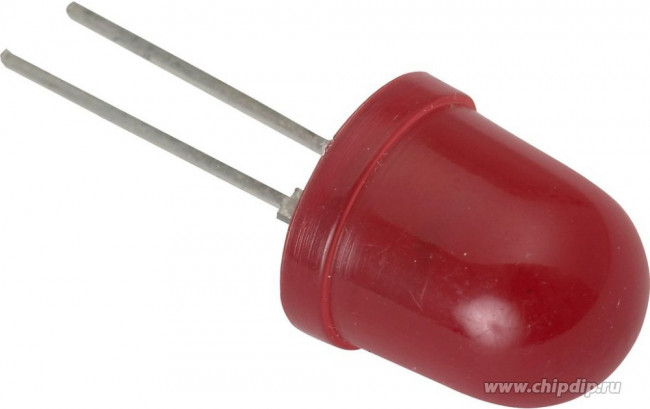L-793ID, LED; 8mm; red; 40?150mcd; 60°; Front: convex; 2?2.5V