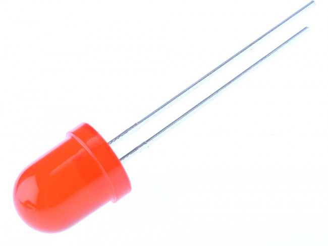 L-793ID, LED; 8mm; red; 40?150mcd; 60°; Front: convex; 2?2.5V