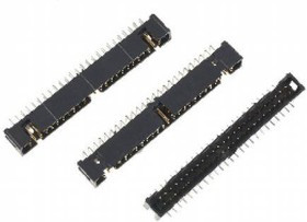 N2510-5002RB, 2500, 10 Way, 2 Row, Right Angle PCB Header