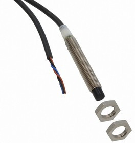 E2A-S08LN04-WP-B1 2M, Inductive Barrel-Style Proximity Sensor, M8 x 1, 4 mm Detection, PNP Output, 12 24 V dc, IP67