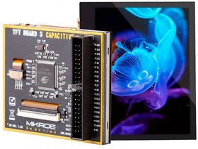 MIKROE-3507, TFT Board 3 Capacitive 3.5in Display Board With SSD1963