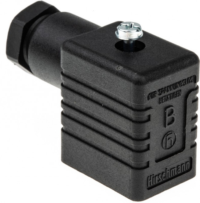 932977100 GM 209 NJ black, GM 2P+E DIN 43650 B, Female Solenoid Valve Connector, 250 V ac/dc Voltage 932977100 GM 209 NJ black, GM 2P+E DIN 43650 B, Female Solenoid Valve Connector, 250 V ac/dc Voltage