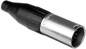 AC7MJ, Amphenol Cable Mount XLR Connector, Male, 133 V ac, 7 Way, Silver Plating