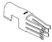 46819-0013 (Cut Strip), Power to the Board EXTMG TERM 6AWG FEM Cut Strip of 100 46819-0013 (Cut Strip), Power to the Board EXTMG TERM 6AWG FEM Cut Strip of 100