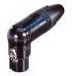NC3FRX-B, XLR Connectors 3P RT ANGLE FEMALE GOLD CONTACTS